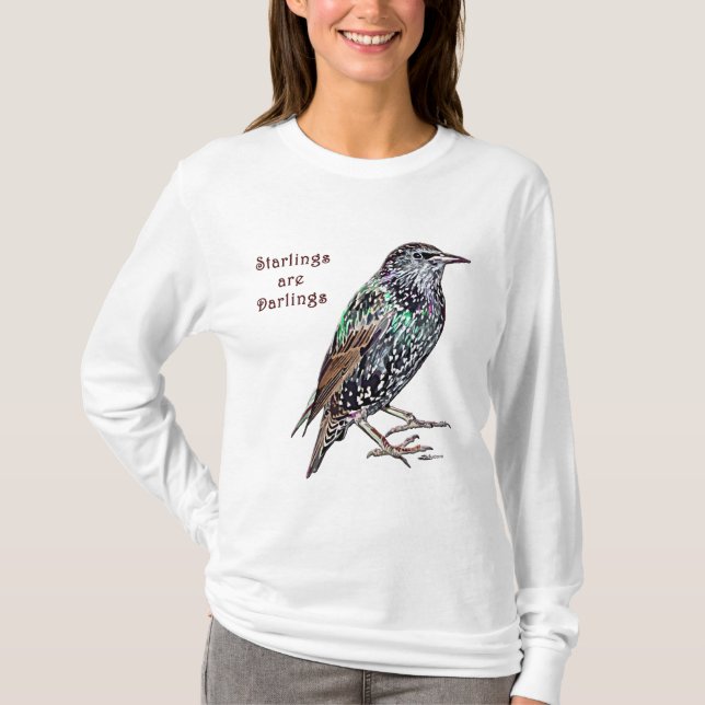 T-shirt Os Starlings são queridos (Frente)