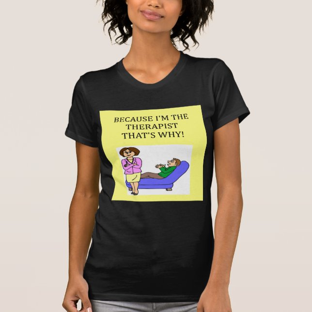 T-shirt os terapeutas sabem o melhor (Frente)