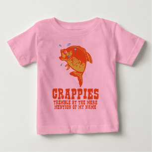 T-shirt Os tipos de peixe tremem