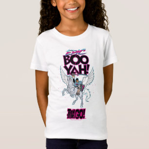T-shirt Os titã adolescentes vão! Cyborg do guerreiro de