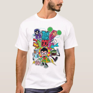 T-shirt Os titã adolescentes vão! gráfico da seta da