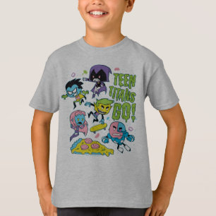 T-shirt Os titã adolescentes vão! gráfico Gnarly da piz