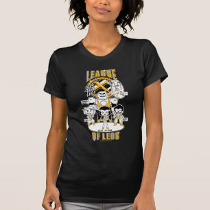 T-shirt Os titã adolescentes vão! liga de   dos pés