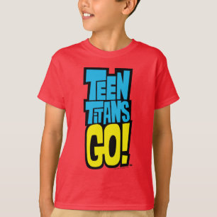 T-shirt Os titã adolescentes vão! logotipo de