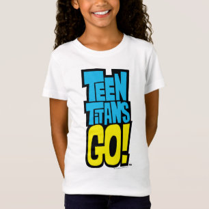 T-shirt Os titã adolescentes vão! logotipo de  