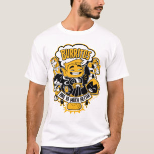 T-shirt Os titã adolescentes vão! O menino "Burritos do