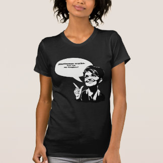 T-shirt Os trabalhos da abstinência, apenas perguntam a