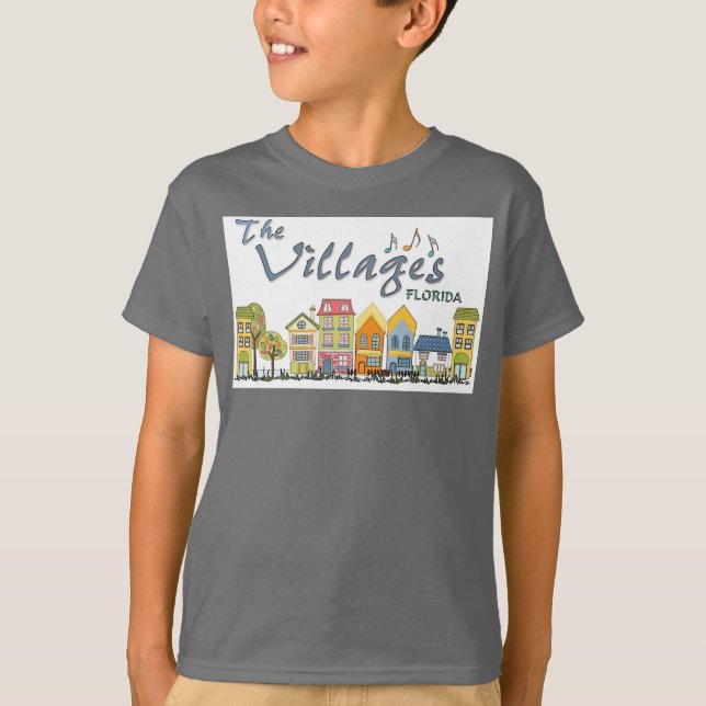 T-shirt Os vilarejos da florida, a comunidade de meninos o (Frente)