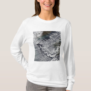 T-shirt Os vortices da nuvem fora de Cheju fazem, Coreia