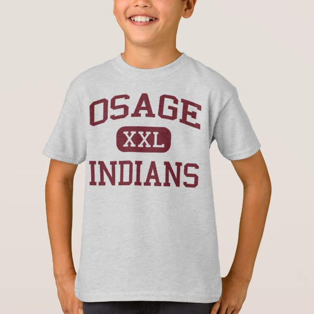 T-shirt Osage - indianos - júnior - lago Ozark Missouri (Frente)