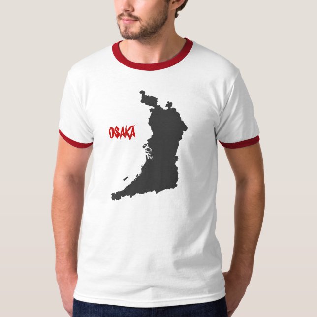 T-shirt OSAKA (vermelho) (Frente)