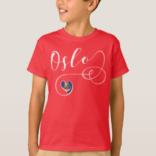 T-shirt Oslo Heart, Noruega