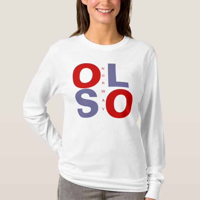 T-SHIRT OSLO NORUEGA (Frente)