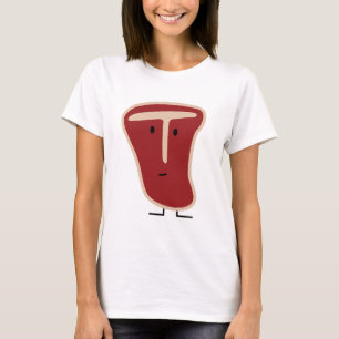 T-shirt Osso grelhado proteína da gordura da carne da