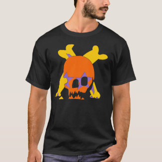 T-shirt Ossos do crânio "n"