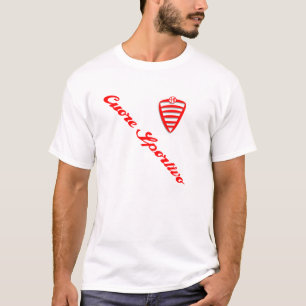 T-shirt ostentando de Cuore Sportivo do coração do
