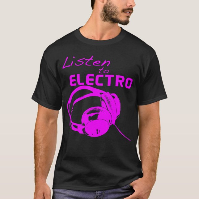 T-shirt Ouça Eletro (Frente)