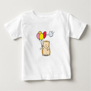 T-shirt Ouriço bonito dos desenhos animados que guardara