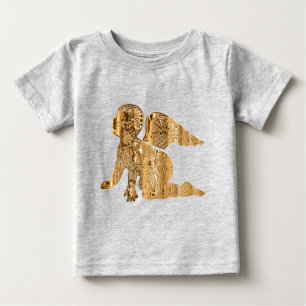 T-shirt Ouro Baby Angel Shiny Elegante Angelic