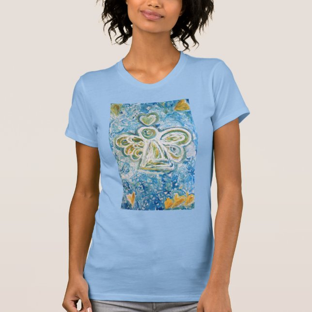 T-shirt ouro Blue Angel (Frente) (Frente)