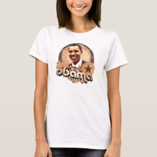 T-shirt Ouro de Obama