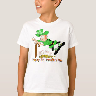 T-shirt Ouro do Leprechaun do Dia de São Patrício
