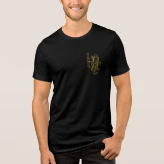 T-Shirt ouro Dragão Premium | Negrito