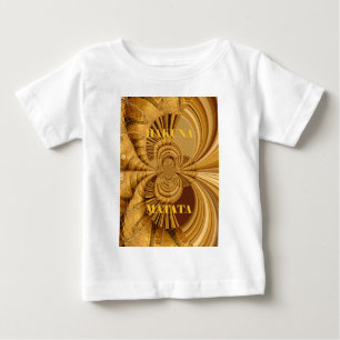 T-shirt Ouro Giraffe Art