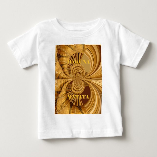 T-shirt Ouro Giraffe Art (Frente)