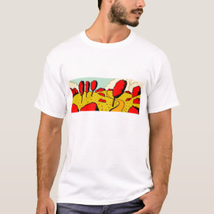 T-shirt Outono Vermelho - Personalizado