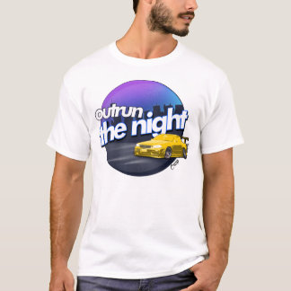 T-shirt Outrun a noite