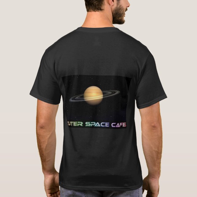 T-Shirt OutSpaceCafe Saturn (Verso)