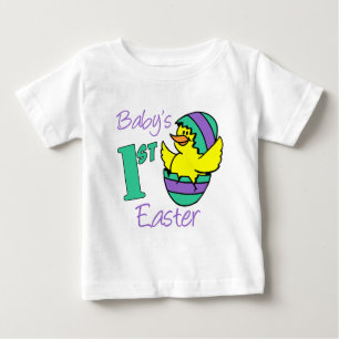 T-shirt Ovo de Incubação da Primeira Páscoa do Bebê