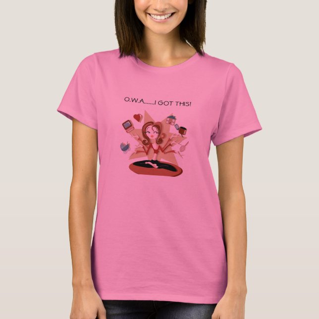 T-shirt OWA que manipula o todo (Frente)