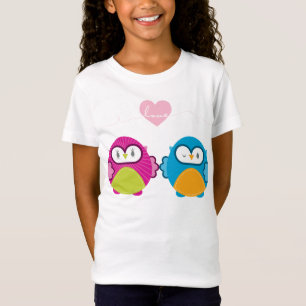 T-shirt OWL AMOR: garota brilhante + menino