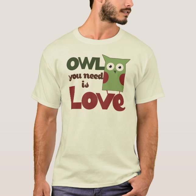 T-shirt Owl Love (Frente)