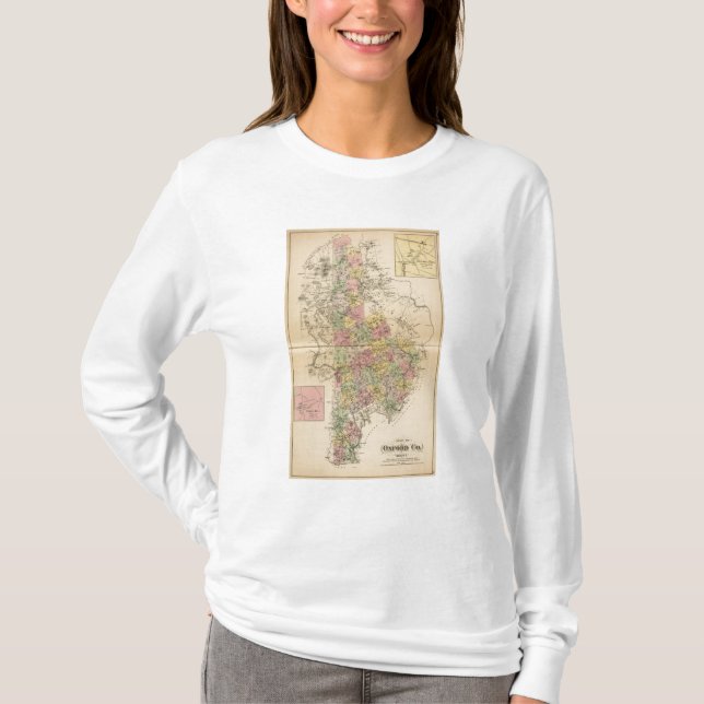 T-shirt Oxford Co, Maine (Frente)