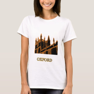 T-shirt Oxford Inglaterra 1986 espirais de construção