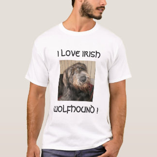 T-SHIRT P3030030, I LOVE IRISH, WOLFHOUND!