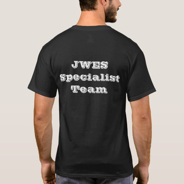 T-shirt P.E. Professor JWES (Verso)