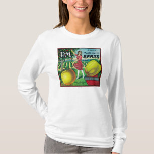 T-shirt P.M. Caixa LabelWatsonville de Apple, CA