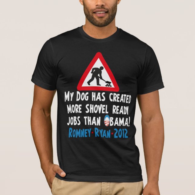 T-shirt Pá pronta - pro Romney Ryan 2012 (Frente)