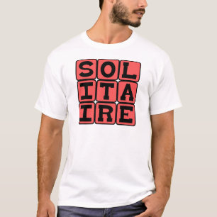 T-shirt Paciência, Jogo de Cartas para Uma Pessoa