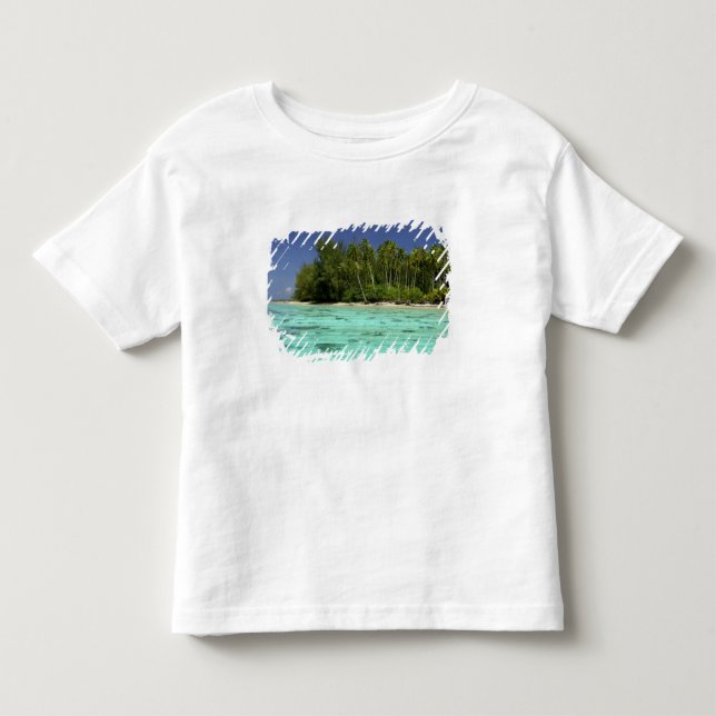T-shirt Pacífico Sul, Polinésia Francesa, Moorea 2 (Frente)