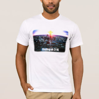 T-shirt padrão 2 do 3:16 da aurora