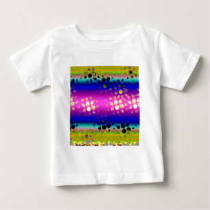T-shirt Padrão de Abstrato colorida