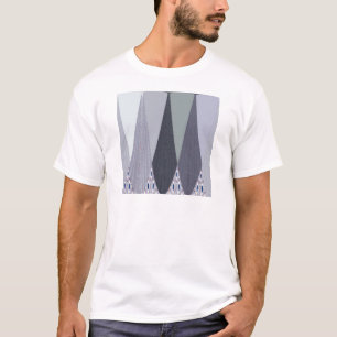 T-shirt Padrão de Geometria Tribal