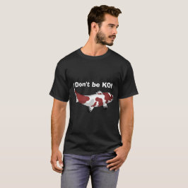 T-Shirt Padrão De Peixes De Koi