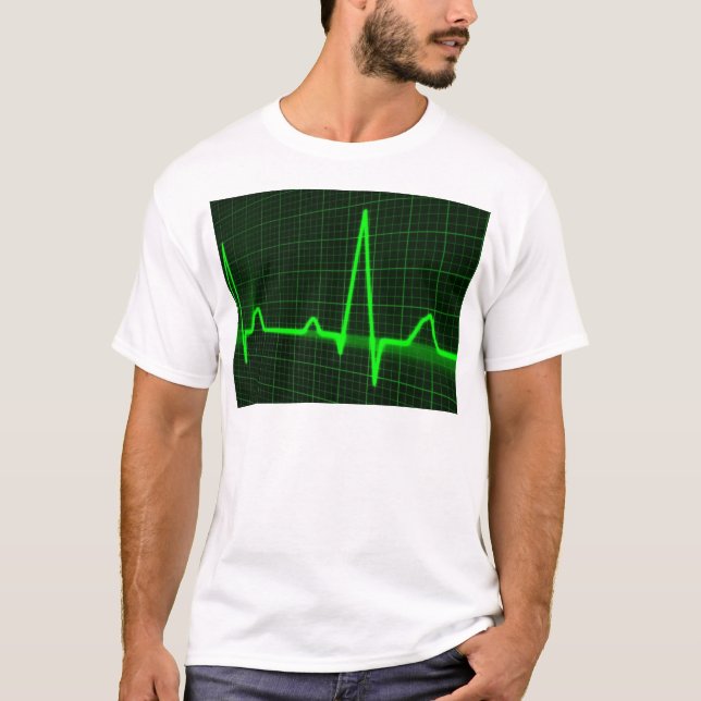 T-shirt Padrão de Traço de Pulso (Frente)