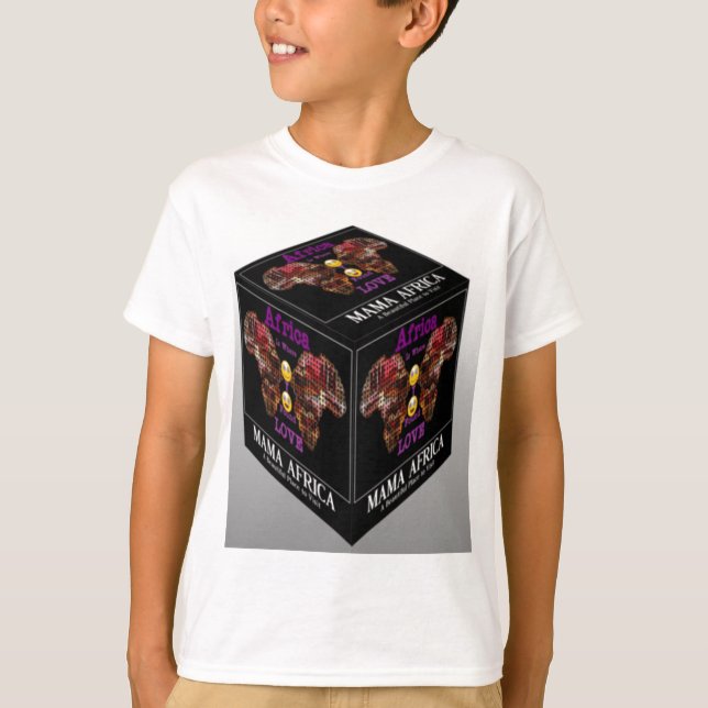 T-shirt Padrão étnico da mamãe africana tribal (Frente)